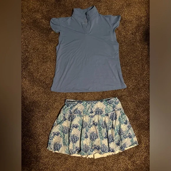 X by Gottex tennis skort with matching shirt. Size xl - Picture 1 of 4